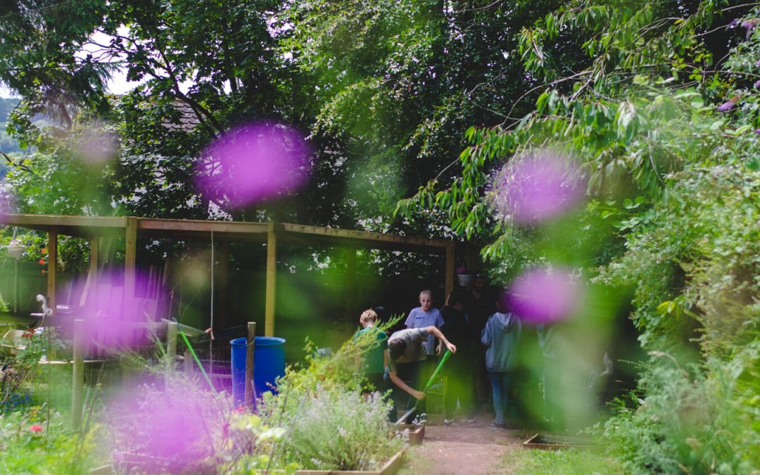 New outdoor classroom built at community allotment